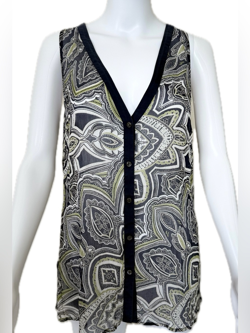 Tommy Bahama Silk Sleeveless Blouse